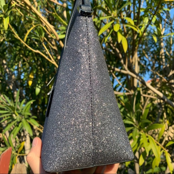 Kate spade joeley glitter small dusk blue satchel - Picture 4 of 7